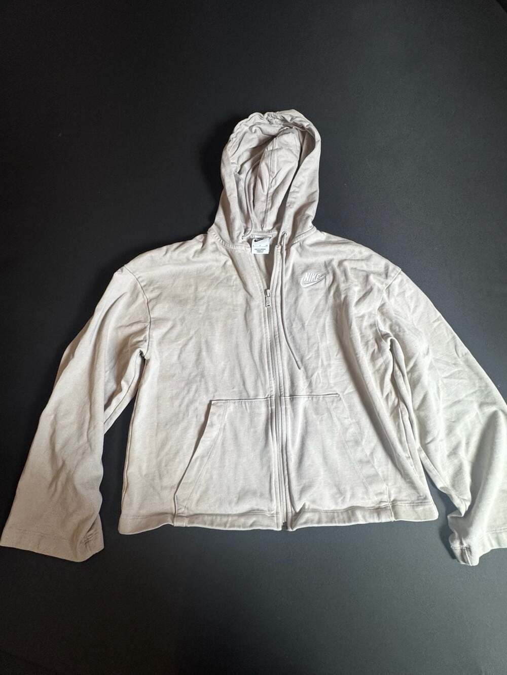 Nike Women's Essential Cream Full-Zip Hoodie